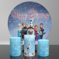 007 supporto rotondo in alluminio Disney Frozen Design